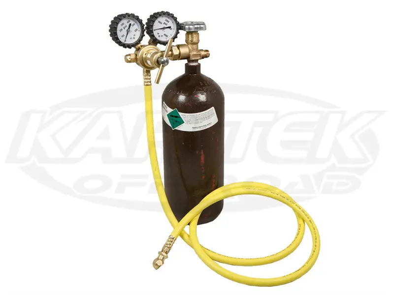 Nitrogen Bottle With Regulator With Hose For Refilling Bilstein, Fox, King, Or Sway-A-Way Shocks 1