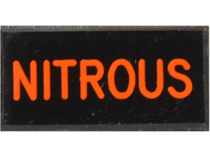 Nitrous Oxide Dash Badge Self Adhesive Id Label For Your Indicator Lights Or Switches 1