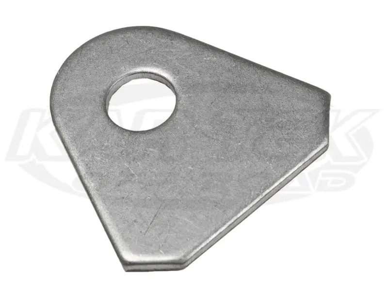 Notched Flat Tabs 3/8" Hole, 1" Sf, .090" Thick, 4 Pack 1