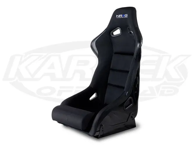Nrg 301 Fiberglass Bucket Seat Large Black 1