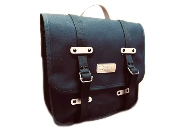 Ostrich Dlx Side Bag Black –Limited Edition- 1