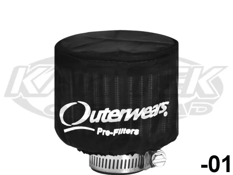Outerwears Round Cylindrical Pre-Filter Cover 5-1/2" Diameter 5" Tall With The Top 1