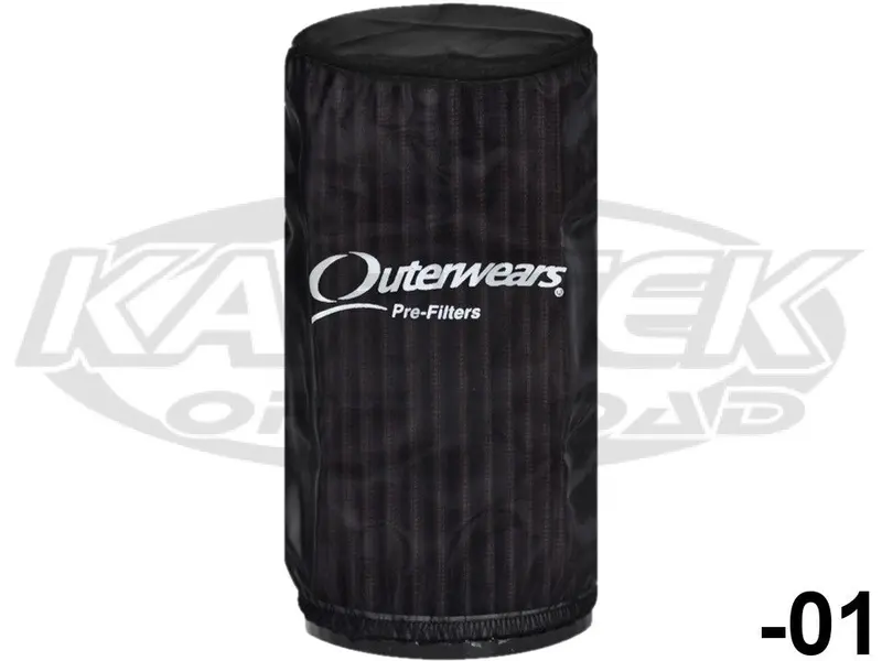 Outerwears Round Cylindrical Pre-Filter Cover 7" Diameter 18" Tall With The Top 1