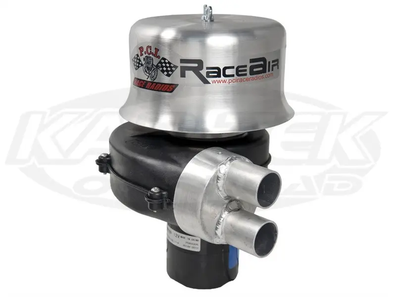 Pci Race Air 150 Cfm Dual Helmet Outlet Fresh Air Blower Single Speed Motor 1