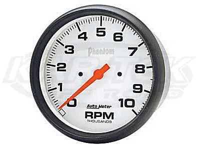 Phantom 5" In-Dash Tachometer 10,000 Rpm 1