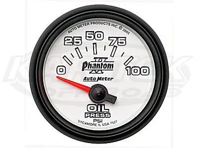 Phantom Ii 2-1/16" Short Sweep Electric Gauges Oil Temperature 140_F - 300_F 1