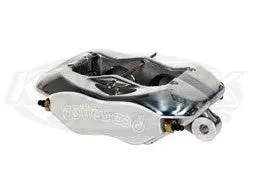 Polished Dynalite Four Piston Brake Caliper 1.62" Bore Pistons, 0.38" Rotor Width 1