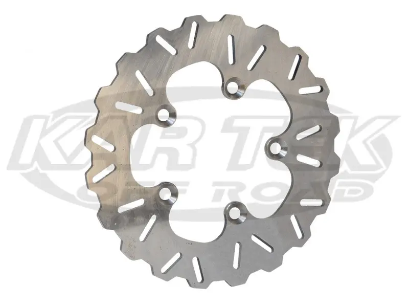 Pro-Am Steel Disc Brake Rotor 10" Diameter 0.221" Thick 5 Bolt 4-3/4" Pattern 1