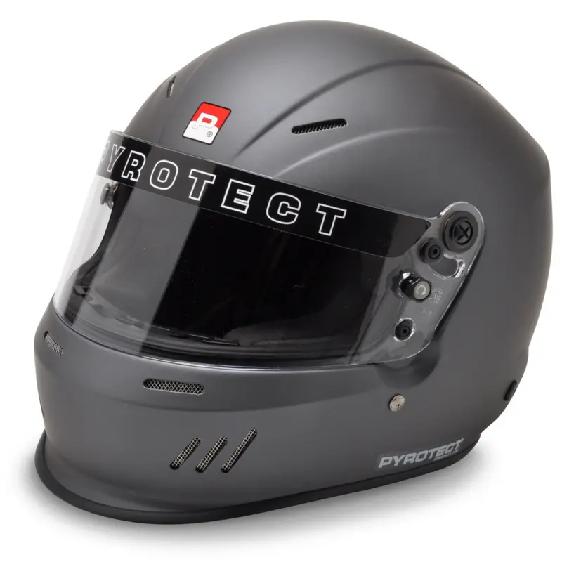 Pyrotect Helmet Ultrasport Duckbill Flat Black Med 1