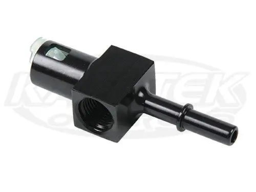 Quick Connect W/ Access Port 3/8" Quick Connect To -08 Port W/ 1/8" Npt Gauge Port 1