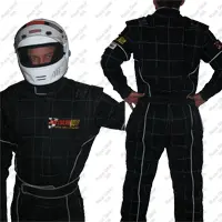 Racegear Wa Single Layer Black 3Xl Racesuit - Sfi 3/2A/1 1