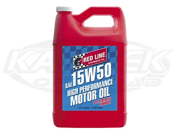 Red Line Synthetic 15W50 Motor Oil 15W-50, 1 Gallon 1