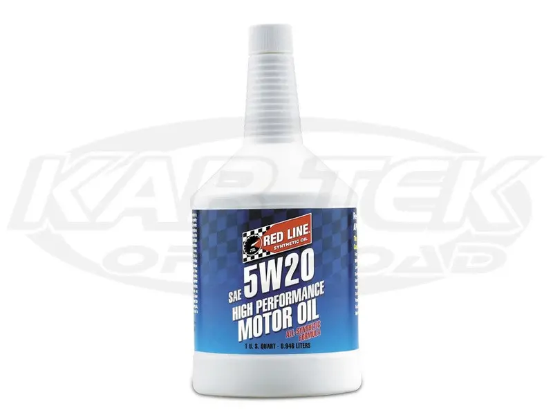 Red Line Synthetic 5W20 Motor Oil 5W-20 1 Quart Bottle 1