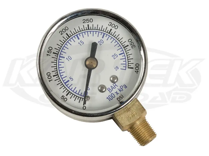 Replacement 0 To 400Psi 1/8Npt Dry Pressure Gauge Only For Shock Gauges 1