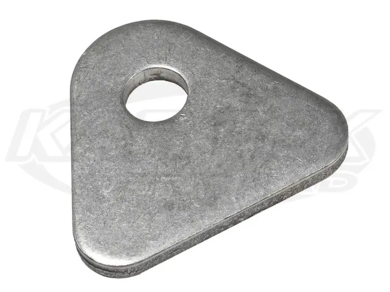 Rounded Flat Tabs 1/2" Hole, 1-1/4" Sf, 3/16" Thick, Pair 1