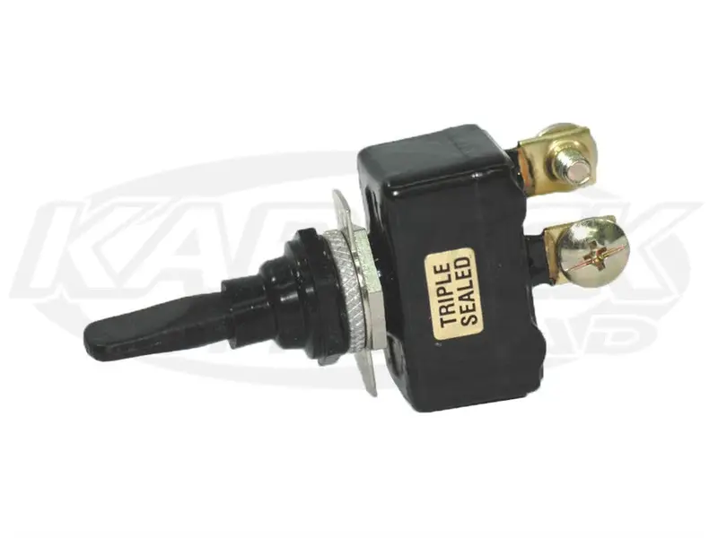 Sealed Single Pole Switch W/ Black Lever On/Off/On 1