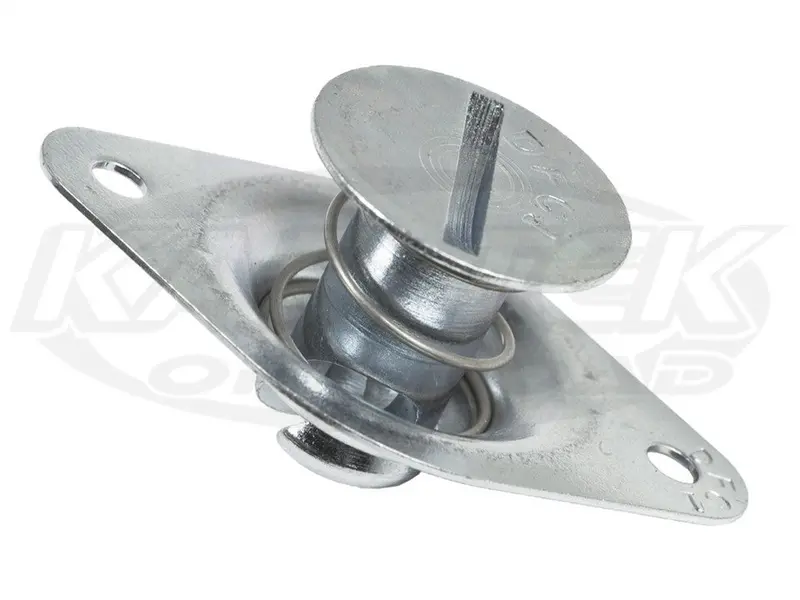 Self-Ejecting Quarter Turn Fastener Countersunk Steel Button 0.450 Length For #5 Spring 1