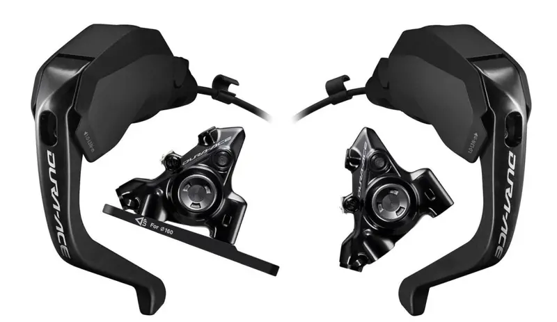 Shimano Dura-Ace Di2 St-R9180 + Br-R9270 J-Kit Disc Brake Set 【Sale】 1