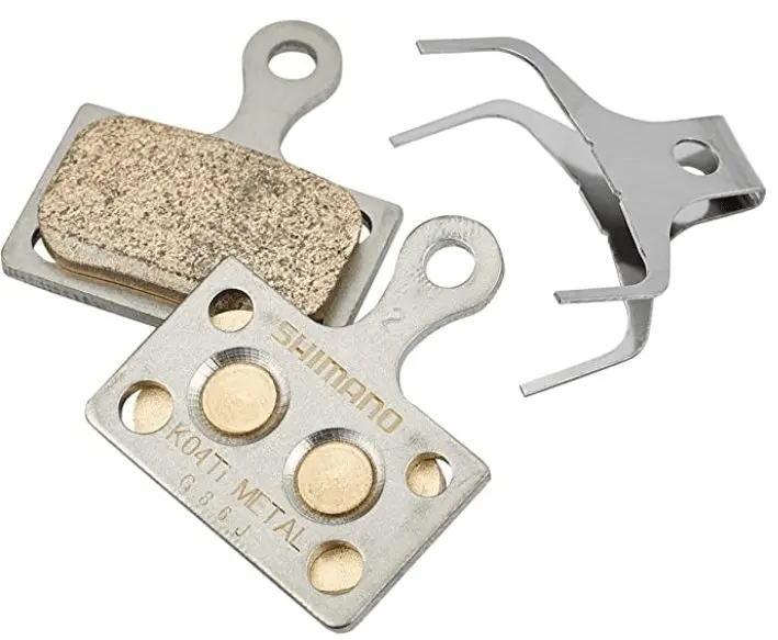 Shimano K04ti-Mx Metal Disc Brake Pads And Spring 1