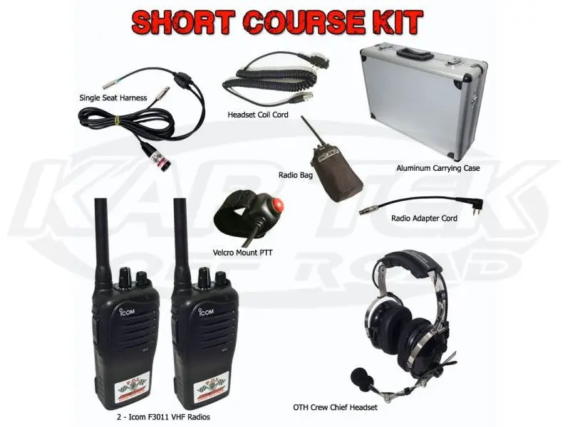 Short Course F3011 Radio Kit Kit 1705 - No Helmet Wiring Kit 1