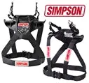 Simpson Hybrid Sport Medium Neck Neck Restraint System With Sliding Helmet Tether Fia Post Anchors 1