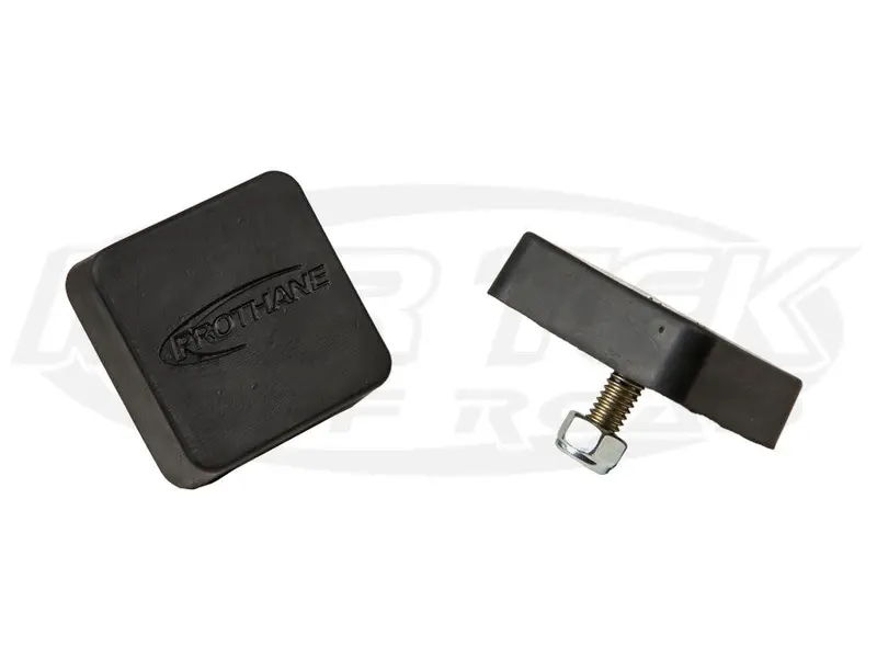 Small Square Bump Stops - 5/8" X 2" X 2" Black Pair 1