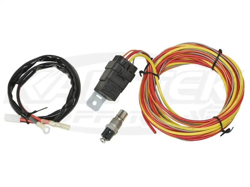Spal Fan Relay And Wiring Harness Kit With 195 Degree Fahrenheit Thermostat Switch 1