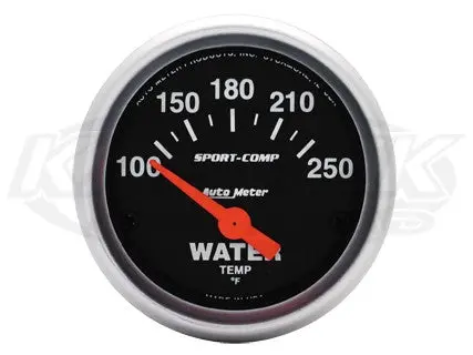 Sport-Comp 2-1/16" Short Sweep Electrical Gauges Transmission Temperature 100_F - 250_F 1