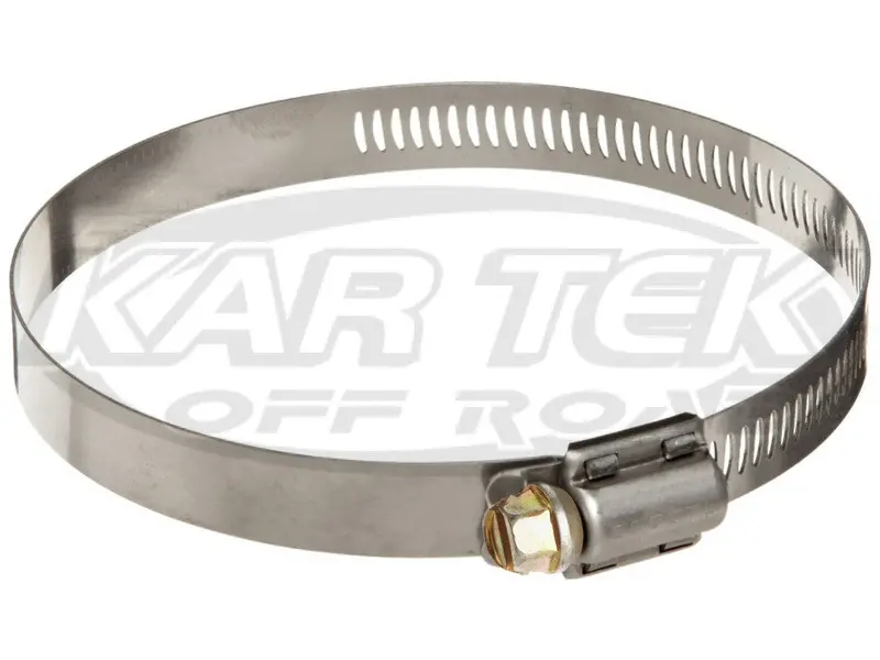 Stainless Steel Sae Size 104 Worm Gear Hose Clamp 6.18 Minimum Diameter 7.00 Maximum Diameter 1