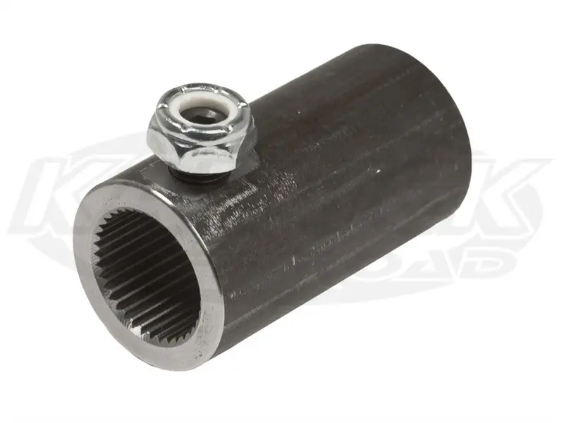 Steering Coupler 3/4 Smooth Steering Shaft To 3/4-36 Spline Rack And Pinion 1