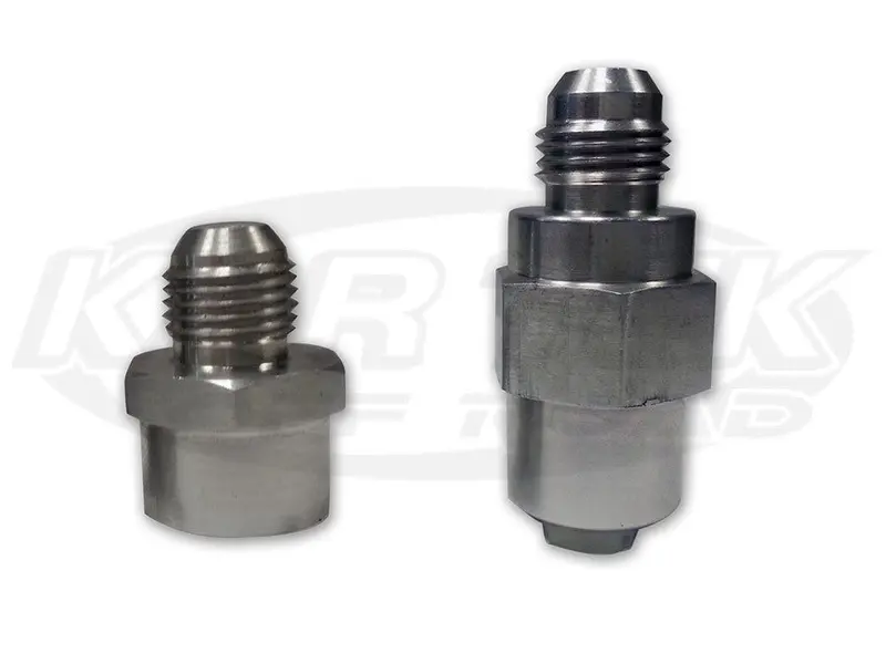Stock 2.2, 2.4, L61, Le5 & Lsj Ecotec Fuel Rail Adapters -6 An For 3/8" Line & Thin Thread Return 1