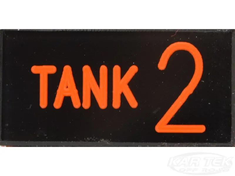 Tank 2 Dash Badge Self Adhesive Id Label For Your Indicator Lights Or Switches 1