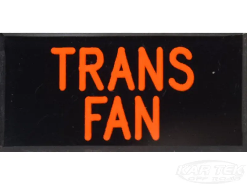 Trans Fan Dash Badge Self Adhesive Id Label For Your Indicator Lights Or Switches 1