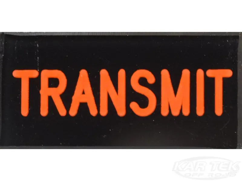 Transmit Dash Badge Self Adhesive Id Label For Your Indicator Lights Or Switches 1