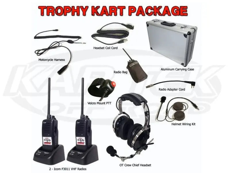 Trophy Kart Package With Helemet Wiring Kit 1