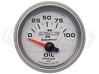 Ultra-Lite Ii 2-1/16" Short Sweep Electric Gauges Voltmeter 8-18 Volts 1