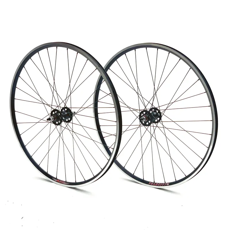 Velocity A23 Single Speed-Fixed Gear-Cyclocross Tubeless-Ready Wheelset 1