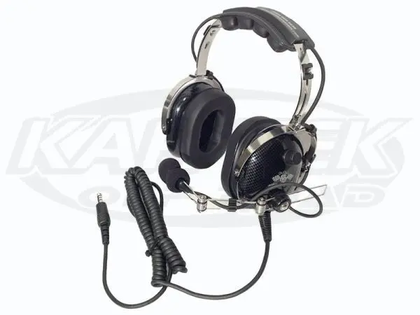 Volume Control Prerunner Headset - Over-The-Head Carbon Fiber 1