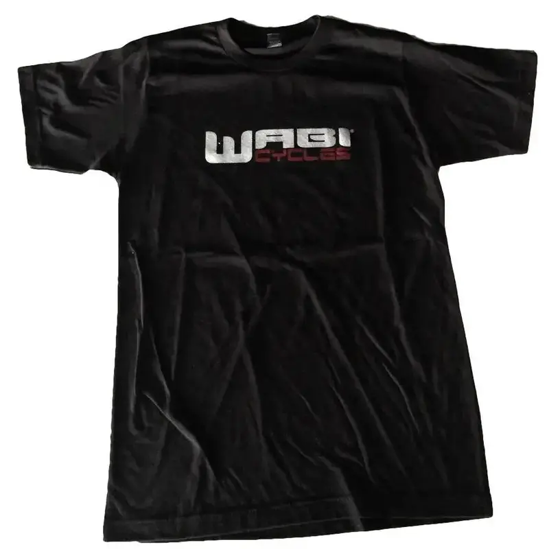 Wabi Cycles Black Logo T-Shirt 1