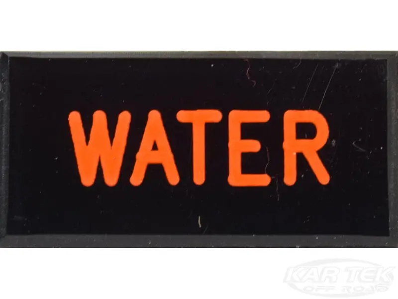 Water Dash Badge Self Adhesive Id Label For Your Indicator Lights Or Switches 1