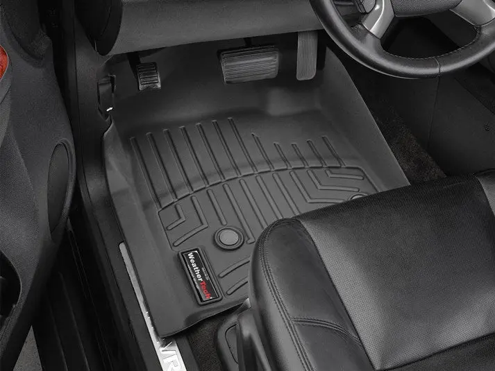 Weathertech 440661 Front Floorliner For 2007 Chevy Silverado & Gmc Sierra | Black Oem Fit 1