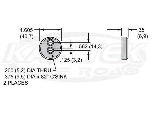 Wilwood 4009 Spot Brake Pads 1.605" Dia. 1
