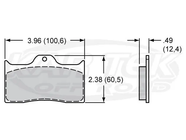 Wilwood 7112 Dynalite Brake Pads Polymatrix B 1