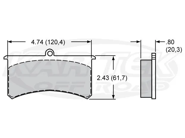 Wilwood 7320 Superlite Brake Pads Bp-10 1