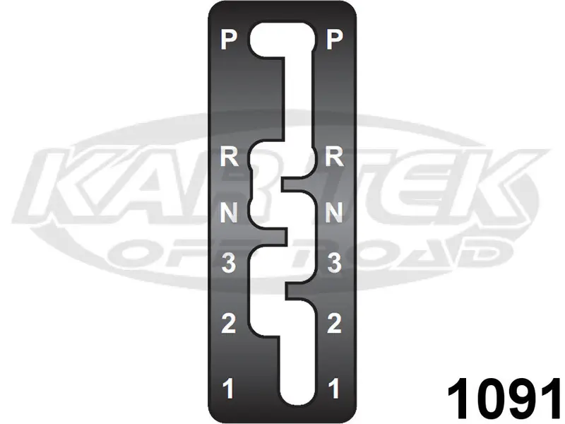Winters Performance 1091 Gate Plate For Turbo-Hydro 400 & 350 Lockout Stock Pattern 1