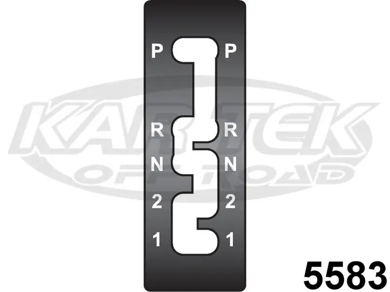 Winters Performance 5583 Gate Plate For Powerglide Lockout Stock Shift Pattern 1