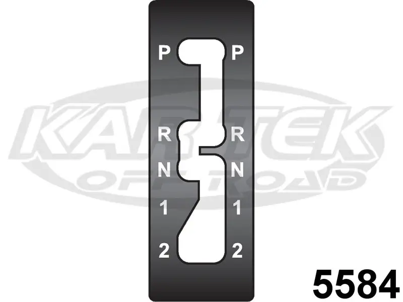 Winters Performance 5584 Gate Plate For Powerglide Lockout Reverse Shift Pattern 1