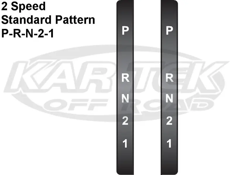 Winters Performance 6018-07 Replacement Stickers For Powerglide Reverse Stock Shifters 1