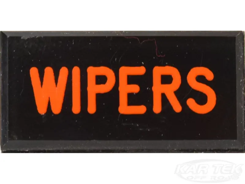 Wipers Dash Badge Self Adhesive Id Label For Your Indicator Lights Or Switches 1