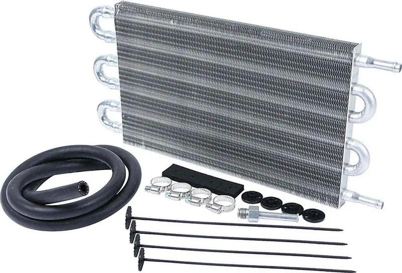 Allstar Performance 26706 Heavy-Duty Transmission Cooler (15" X 7.5", Rated For 18,000 Gvw) 1